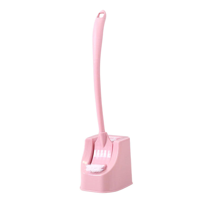 Toilet Brush and Holder Toilet Scrubber Cleaning Brush Bathroom Brush Pink