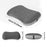 Inflatable Camping Pillow Portable for Traveling Airplane Backpacking Dark Gray