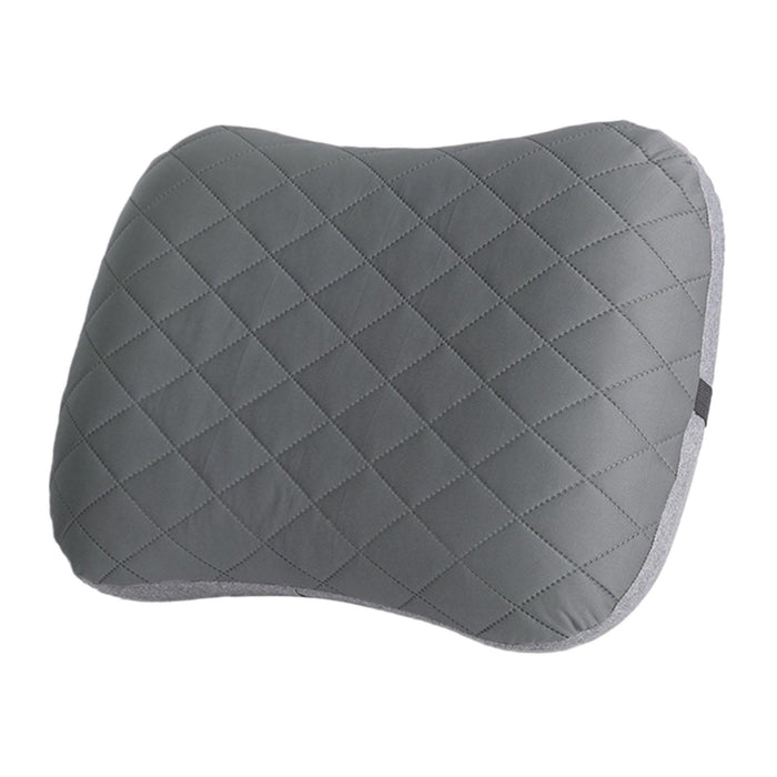 Inflatable Camping Pillow Portable for Traveling Airplane Backpacking Dark Gray