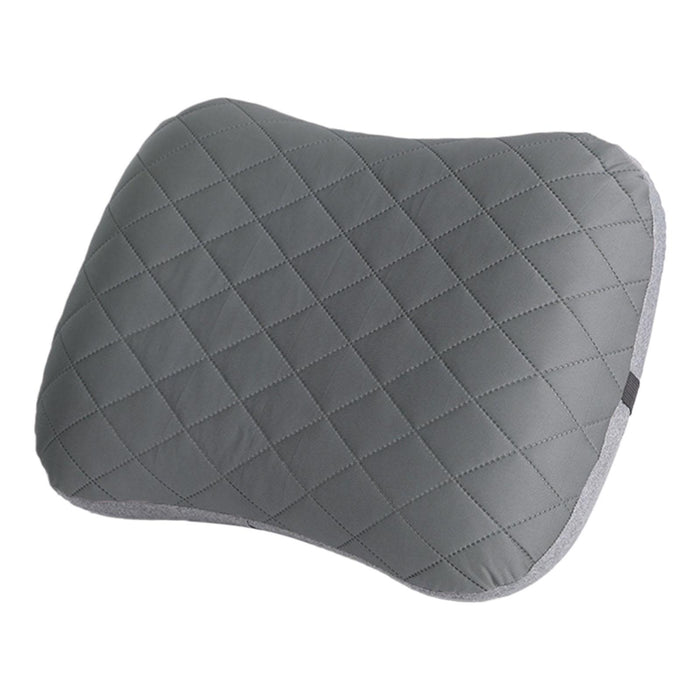 Inflatable Camping Pillow Portable for Traveling Airplane Backpacking Dark Gray