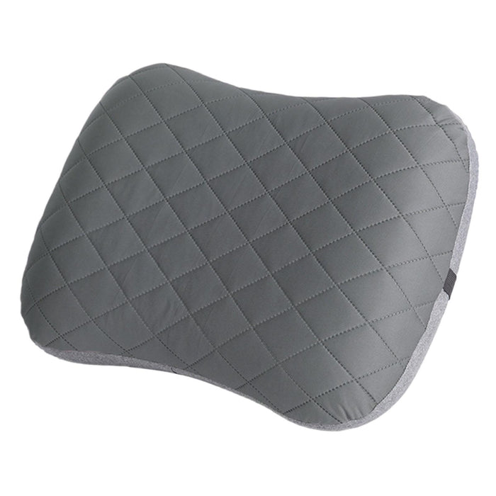 Inflatable Camping Pillow Portable for Traveling Airplane Backpacking Dark Gray