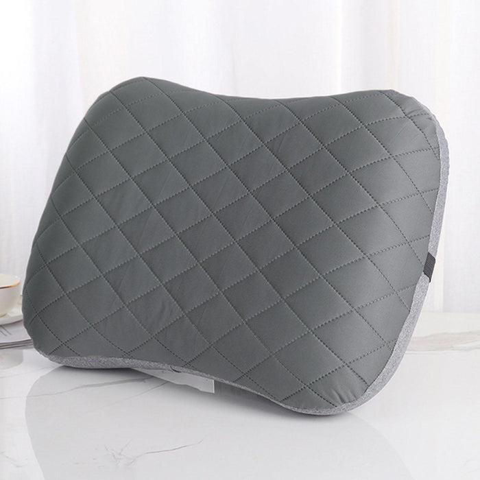 Inflatable Camping Pillow Portable for Traveling Airplane Backpacking Dark Gray