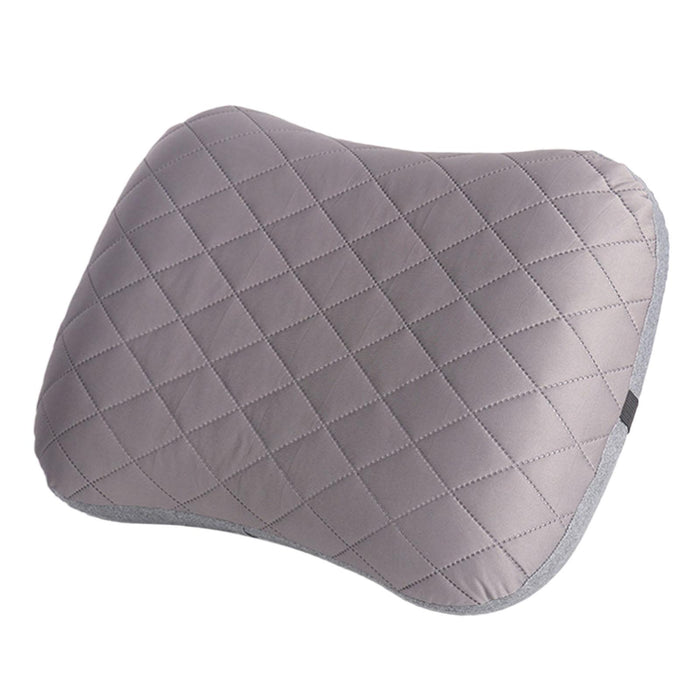 Inflatable Camping Pillow Portable for Traveling Airplane Backpacking Light Gray