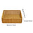 Sundries Storage Basket Imitation Rattan Basket for Table Kitchen Countertop 36cmx26cmx12cm