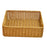 Sundries Storage Basket Imitation Rattan Basket for Table Kitchen Countertop 36cmx26cmx12cm