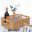 Sundries Storage Basket Imitation Rattan Basket for Table Kitchen Countertop 36cmx26cmx12cm