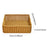 Sundries Storage Basket Imitation Rattan Basket for Table Kitchen Countertop 33cmx23cmx11cm