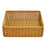 Sundries Storage Basket Imitation Rattan Basket for Table Kitchen Countertop 33cmx23cmx11cm