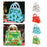 10Pcs Party Favor Boxes Holiday Christmas Gift Bags for Candy Cupcake Bakery White