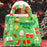 10Pcs Party Favor Boxes Holiday Christmas Gift Bags for Candy Cupcake Bakery Green