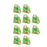 10Pcs Party Favor Boxes Holiday Christmas Gift Bags for Candy Cupcake Bakery Green