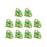 10Pcs Party Favor Boxes Holiday Christmas Gift Bags for Candy Cupcake Bakery Green