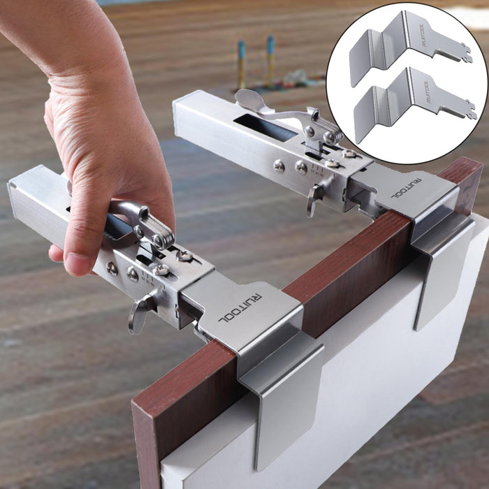 2x Drawer Fixing Clamps DIY Craft Fixing Clips for Table Woodworking Cabinet with Clip Piece