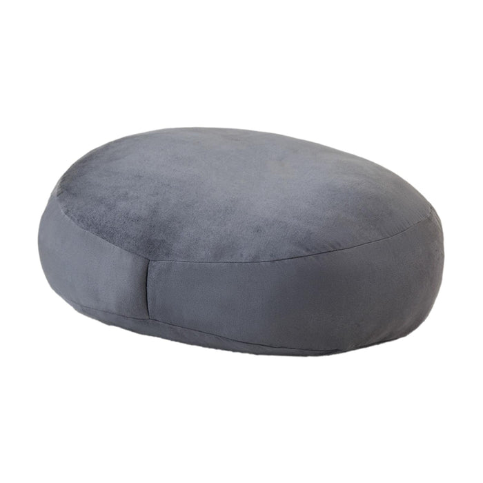 Throw Pillow Large Round Floor Pillow for Floor Seating Yoga Sofa Bed Adults Black