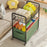 2-tier Rolling Utility Cart Movable Rolling Cart for Nursery Playroom Office Small