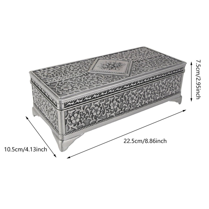 Jewelry Storage Case Jewelry Storage Box for Bracelet Necklace Earrings Stud 22.5x10.5x7.5cm