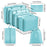 7x Packing Cubes Luggage Packing Organizers for Family Breaks Business Trips Light Blue