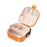 Jewelry Box Women Compact Trendy Jewellery Case for Bracelets Rings Holidays Orange