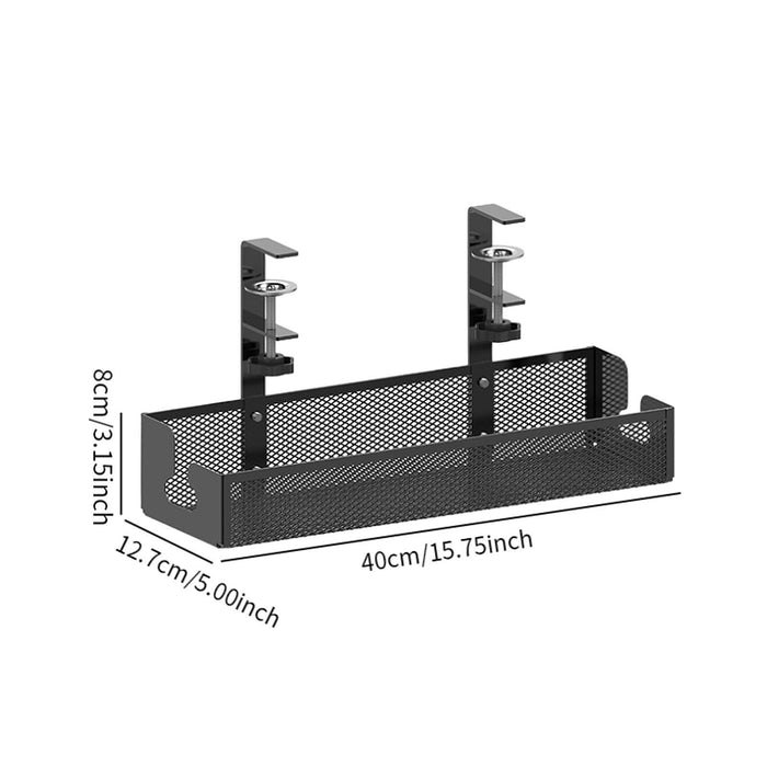 Under Desk Cable Organizer Wire Management Tray for Study Room Standing Desk