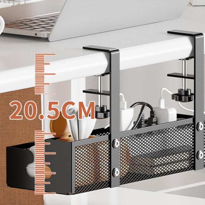 Under Desk Cable Organizer Wire Management Tray for Study Room Standing Desk