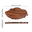 Wooden Leaf Serving Tray Novelty Tea Tray for Breakfast Appetizer Home Decor