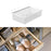 Underwear Drawer Organizer Pull Out Storage Boxes for Bras Panties Bathroom No Grid