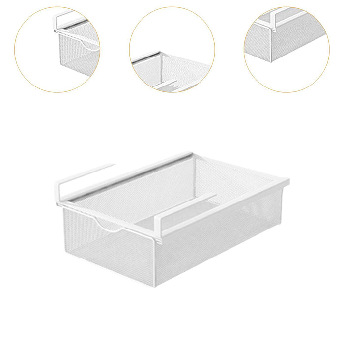 Underwear Drawer Organizer Pull Out Storage Boxes for Bras Panties Bathroom No Grid