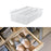 Underwear Drawer Organizer Pull Out Storage Boxes for Bras Panties Bathroom With Grid