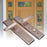 Stainless Steel Door Handle Sturdy Anti-theft Door Lock for Bathroom Bedroom Brown