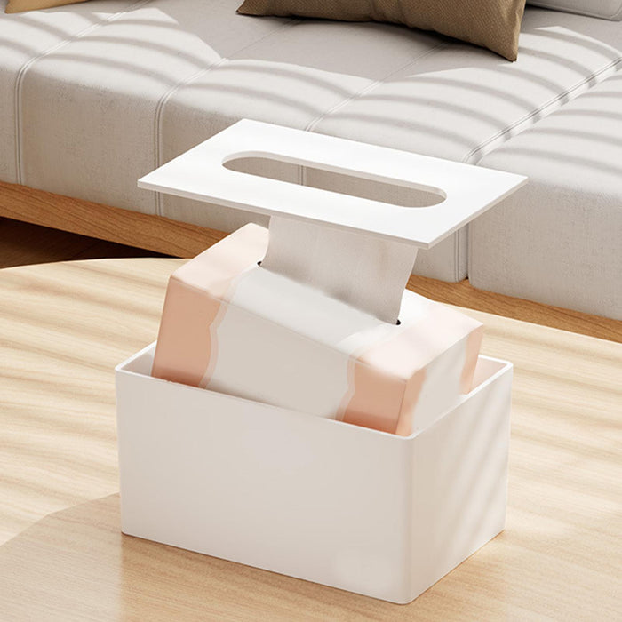 Tissues Box Cover Paper Tissue Holder Case for Bathroom Desktop Office