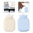 Hot Water Bag Reusable Convenient Soft Hot Water Pouch for Office Home Feet Beige