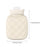 Hot Water Bag Reusable Convenient Soft Hot Water Pouch for Office Home Feet Beige