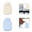 Hot Water Bag Reusable Convenient Soft Hot Water Pouch for Office Home Feet Beige