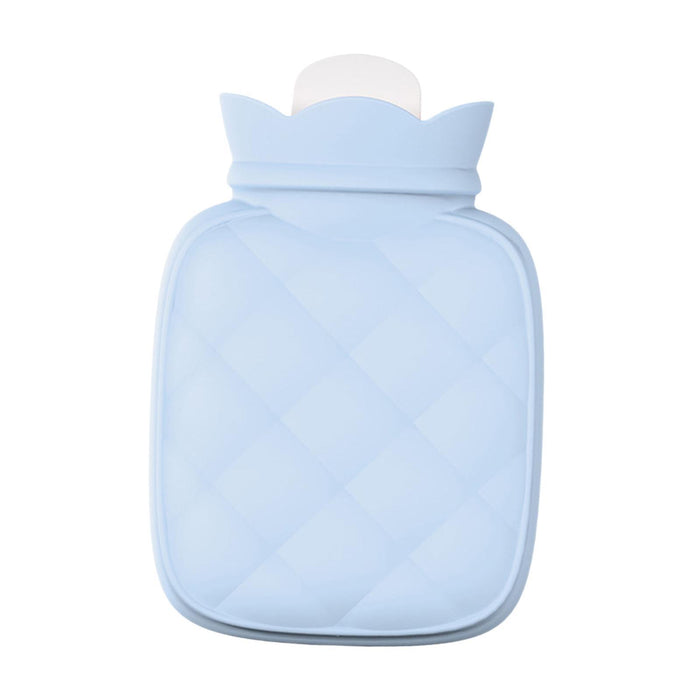 Hot Water Bag Reusable Convenient Soft Hot Water Pouch for Office Home Feet Blue