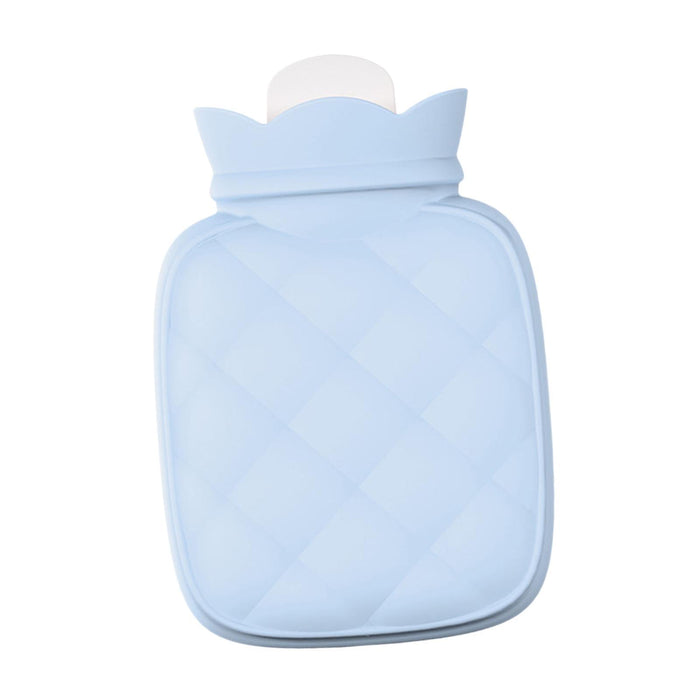 Hot Water Bag Reusable Convenient Soft Hot Water Pouch for Office Home Feet Blue