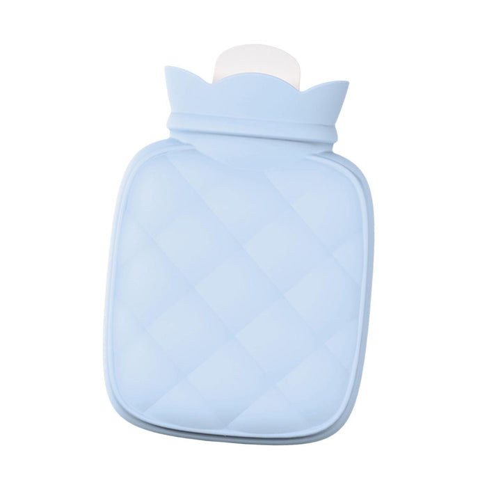 Hot Water Bag Reusable Convenient Soft Hot Water Pouch for Office Home Feet Blue