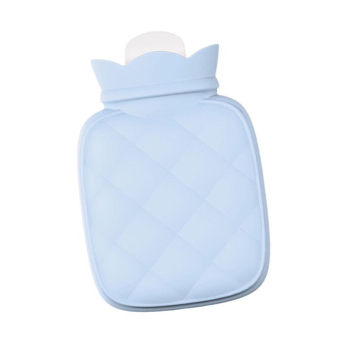 Hot Water Bag Reusable Convenient Soft Hot Water Pouch for Office Home Feet Blue