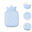 Hot Water Bag Reusable Convenient Soft Hot Water Pouch for Office Home Feet Blue