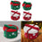 Christmas Basket Multipurpose Cute Cotton Rope Basket for Desk Bedside Table Green 25x16cm