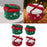 Christmas Basket Multipurpose Cute Cotton Rope Basket for Desk Bedside Table Green 25x16cm