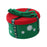 Christmas Basket Multipurpose Cute Cotton Rope Basket for Desk Bedside Table Green 25x16cm