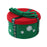 Christmas Basket Multipurpose Cute Cotton Rope Basket for Desk Bedside Table Green 25x16cm