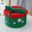 Christmas Basket Multipurpose Cute Cotton Rope Basket for Desk Bedside Table Green 25x16cm