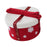 Christmas Basket Multipurpose Cute Cotton Rope Basket for Desk Bedside Table Red 25x16cm