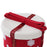 Christmas Basket Multipurpose Cute Cotton Rope Basket for Desk Bedside Table Red 25x16cm