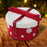 Christmas Basket Multipurpose Cute Cotton Rope Basket for Desk Bedside Table Red 22x12cm