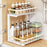 Under Sink Organizer Office Storage Rack Bathroom Pull Out Cabinet Organizer White 1