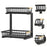 Under Sink Organizer Office Storage Rack Bathroom Pull Out Cabinet Organizer Black 2