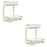 Under Sink Organizer Office Storage Rack Bathroom Pull Out Cabinet Organizer White 2