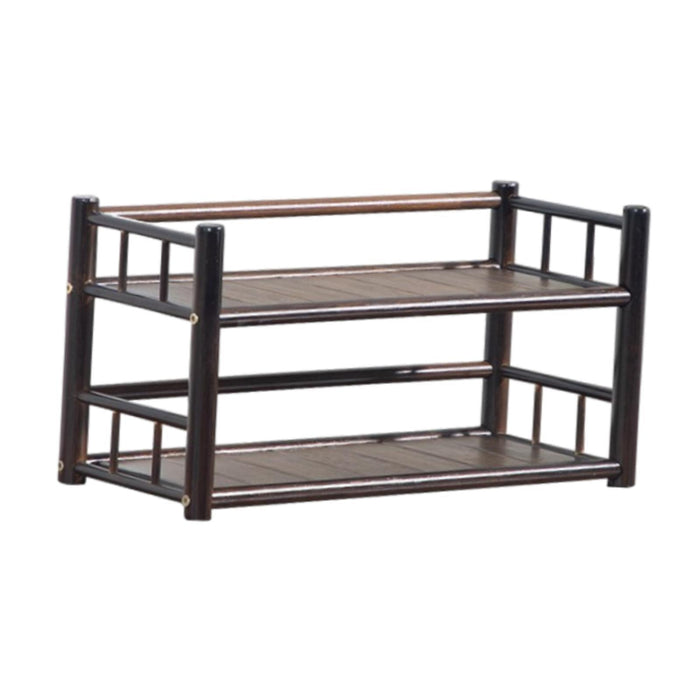 Tabletop Display Rack Multi Layer Jars for Dorm Room Cabinet Home Decoration 2 Layer